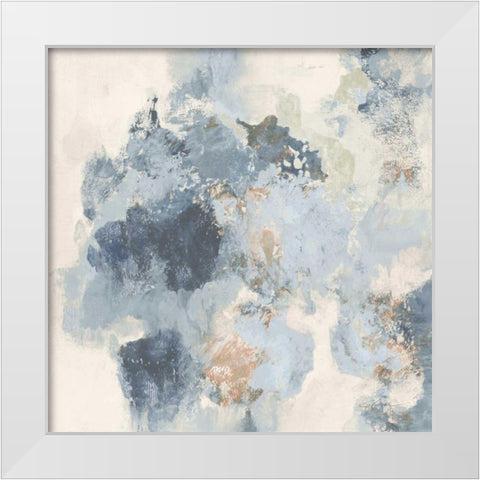 Natural Monotype White Modern Wood Framed Art Print by Vassileva, Silvia