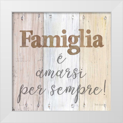 Farmhouse V Italian White Modern Wood Framed Art Print by Grove, Beth