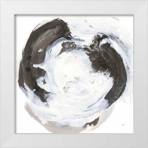 Beginning I White Modern Wood Framed Art Print by Paschke, Chris