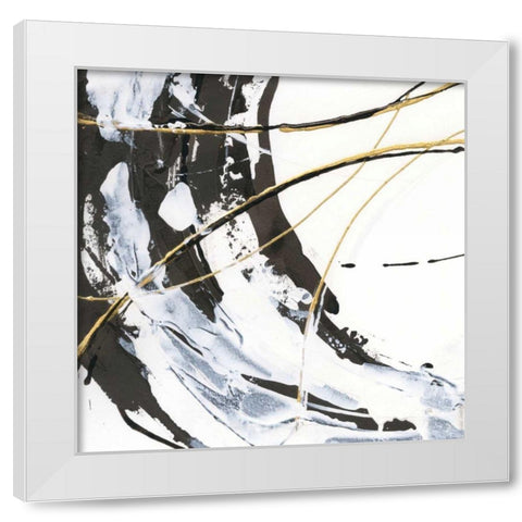 Continuum I White Modern Wood Framed Art Print by Paschke, Chris