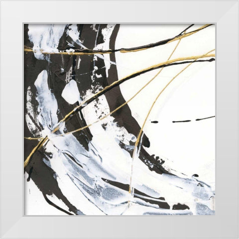 Continuum I White Modern Wood Framed Art Print by Paschke, Chris