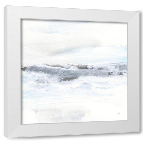 Tintedscape II White Modern Wood Framed Art Print by Paschke, Chris