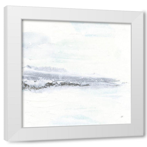 Tintedscape IV White Modern Wood Framed Art Print by Paschke, Chris
