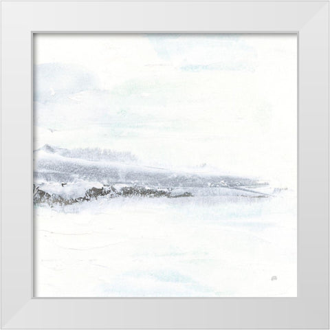 Tintedscape IV White Modern Wood Framed Art Print by Paschke, Chris