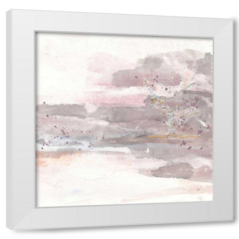 Secondary Abstractions V White Modern Wood Framed Art Print by Paschke, Chris