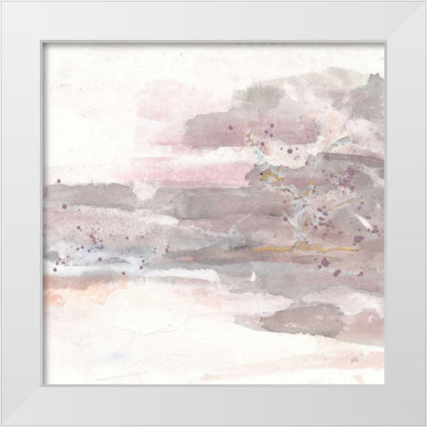 Secondary Abstractions V White Modern Wood Framed Art Print by Paschke, Chris