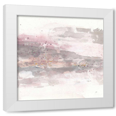 Secondary Abstractions VI White Modern Wood Framed Art Print by Paschke, Chris