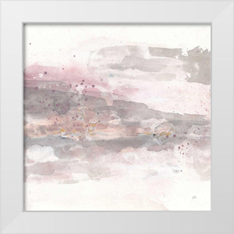 Secondary Abstractions VI White Modern Wood Framed Art Print by Paschke, Chris