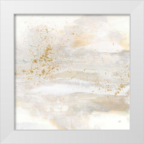 Winter Gold II White Modern Wood Framed Art Print by Paschke, Chris