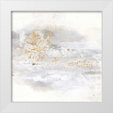 Winter Gold IV White Modern Wood Framed Art Print by Paschke, Chris