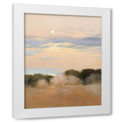 Sienna Fields I White Modern Wood Framed Art Print by Purinton, Julia