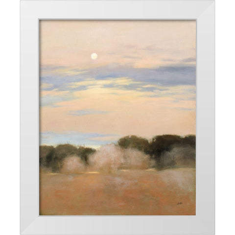Sienna Fields I White Modern Wood Framed Art Print by Purinton, Julia