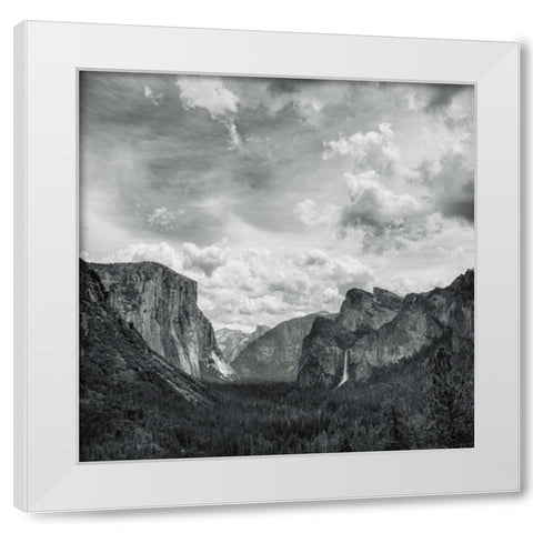Scenic Landscape I BW White Modern Wood Framed Art Print by Eichman, Andre