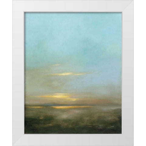 Eventide White Modern Wood Framed Art Print by Purinton, Julia