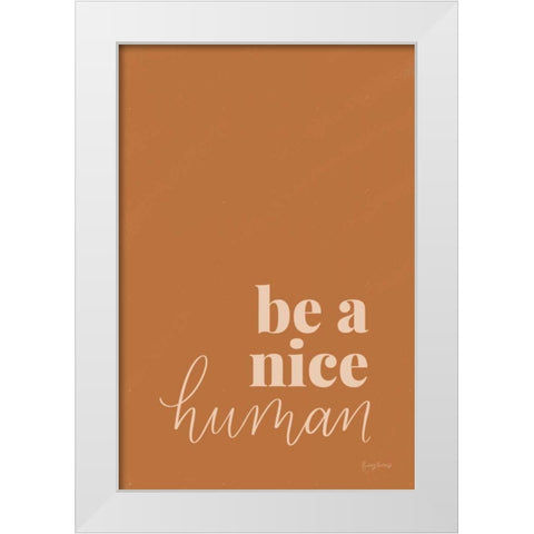 Retro Home II White Modern Wood Framed Art Print by Thorns, Becky