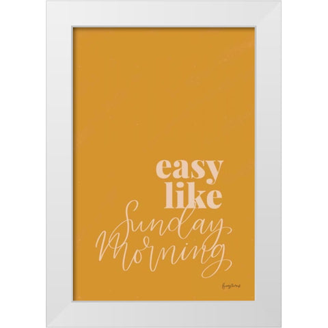 Retro Home III White Modern Wood Framed Art Print by Thorns, Becky