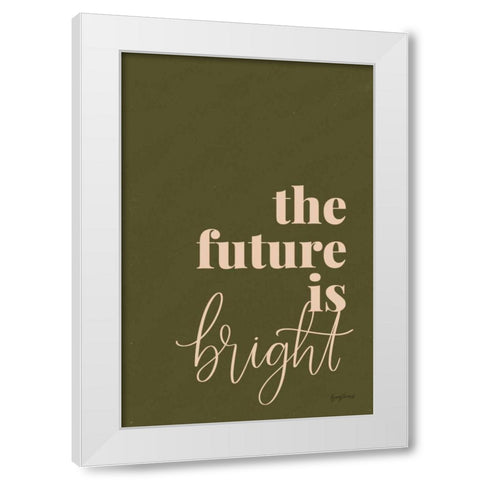 Retro Home IV White Modern Wood Framed Art Print by Thorns, Becky