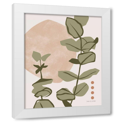Restore Eucalyptus II White Modern Wood Framed Art Print by Gallagher, Megan