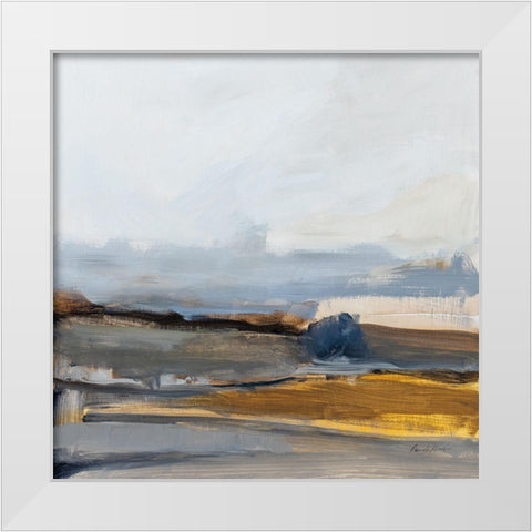 Southern Ute White Modern Wood Framed Art Print by Munger, Pamela