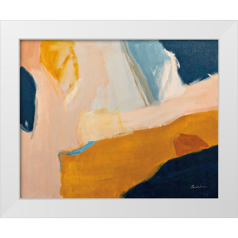 Golden Gate White Modern Wood Framed Art Print by Munger, Pamela