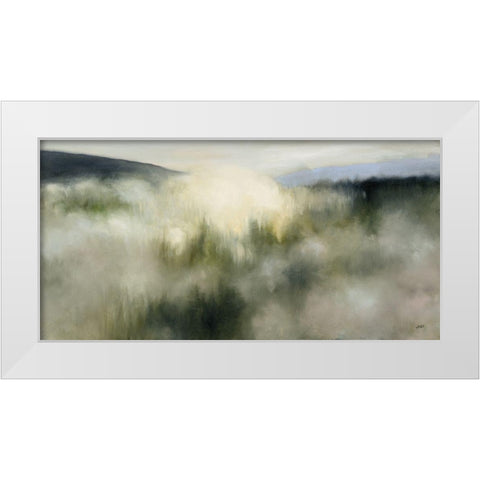 Valley Clouds White Modern Wood Framed Art Print by Purinton, Julia