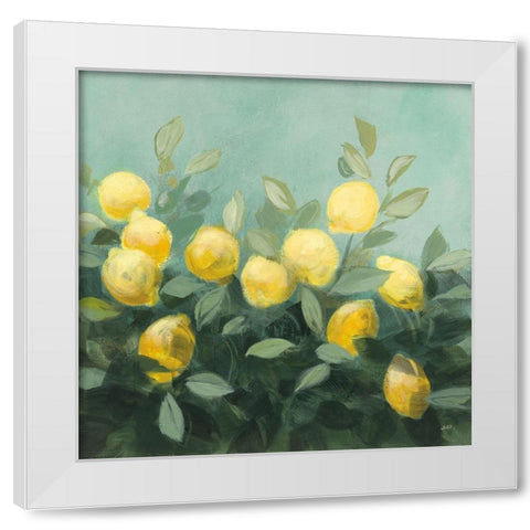 Lemon Grove II White Modern Wood Framed Art Print by Purinton, Julia