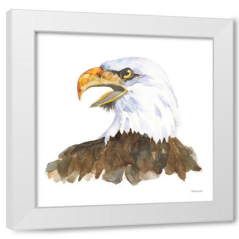 Bald Eagle White Modern Wood Framed Art Print by Ferguson, Kathy