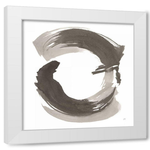 Endless II White Modern Wood Framed Art Print by Paschke, Chris