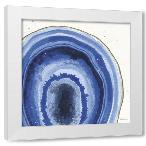 Geode I White Modern Wood Framed Art Print by Grove, Beth