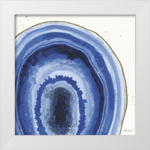 Geode I White Modern Wood Framed Art Print by Grove, Beth