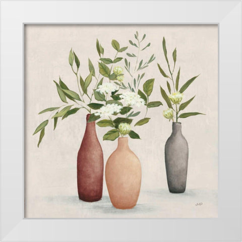 Natural Bouquet I Gray White Modern Wood Framed Art Print by Purinton, Julia