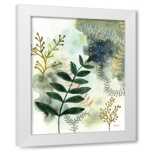 Woodland Walk V White Modern Wood Framed Art Print by Horn, Laura