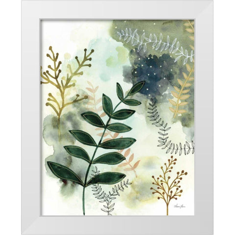 Woodland Walk V White Modern Wood Framed Art Print by Horn, Laura