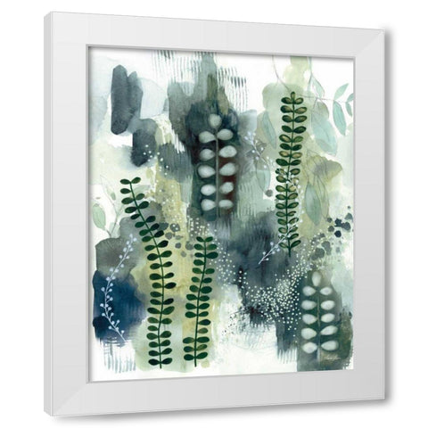 Woodland Walk VI White Modern Wood Framed Art Print by Horn, Laura