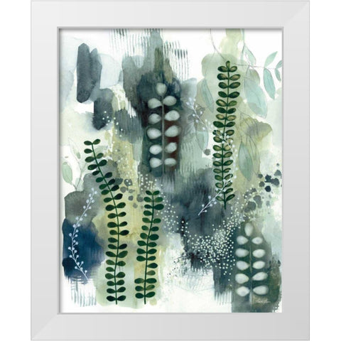 Woodland Walk VI White Modern Wood Framed Art Print by Horn, Laura