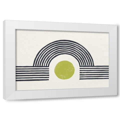 Rainbow Bridge II White Modern Wood Framed Art Print by Hershey, Moira