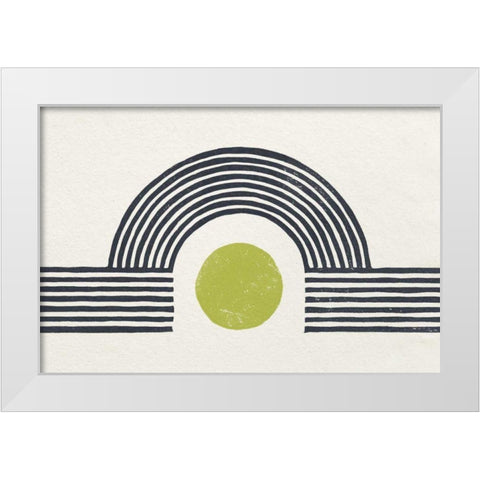 Rainbow Bridge II White Modern Wood Framed Art Print by Hershey, Moira