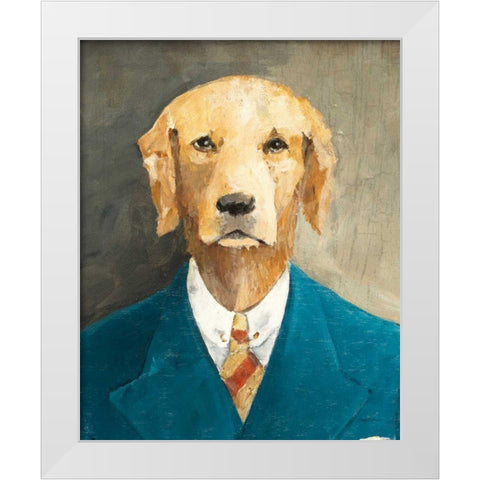 John Steinbark Crop White Modern Wood Framed Art Print by Tillmon, Avery