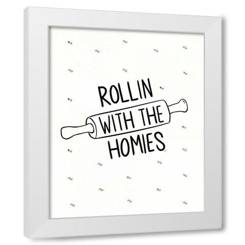 Kitchen Etiquette VI White Modern Wood Framed Art Print by York, Leah