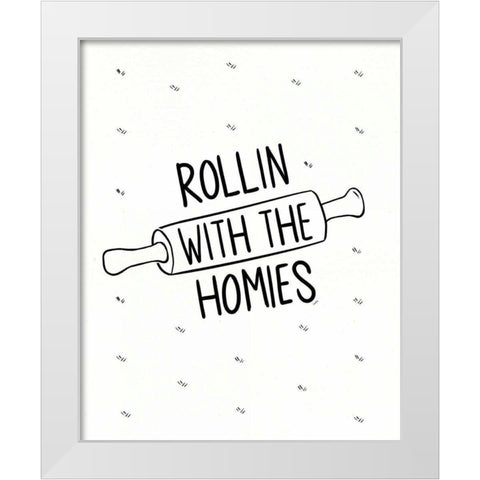 Kitchen Etiquette VI White Modern Wood Framed Art Print by York, Leah