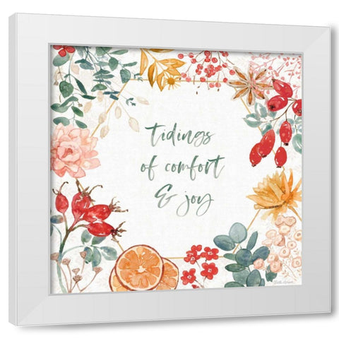 Festive Season V White Modern Wood Framed Art Print by Grove, Beth