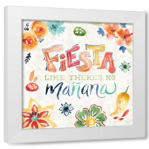 Sweet and Spicy IV White Modern Wood Framed Art Print by June, Dina