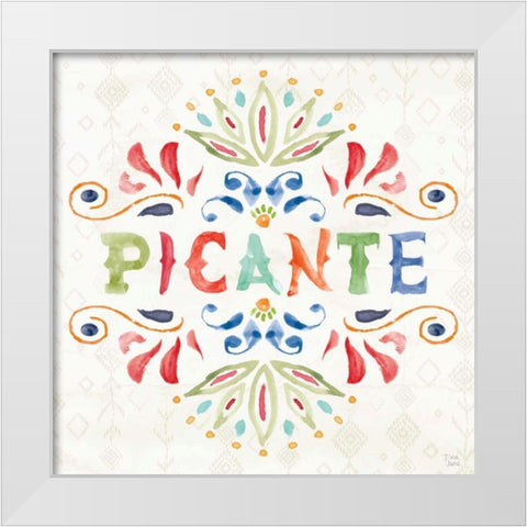 Sweet and Spicy XII White Modern Wood Framed Art Print by June, Dina