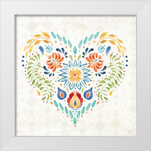 Sweet and Spicy XIV White Modern Wood Framed Art Print by June, Dina