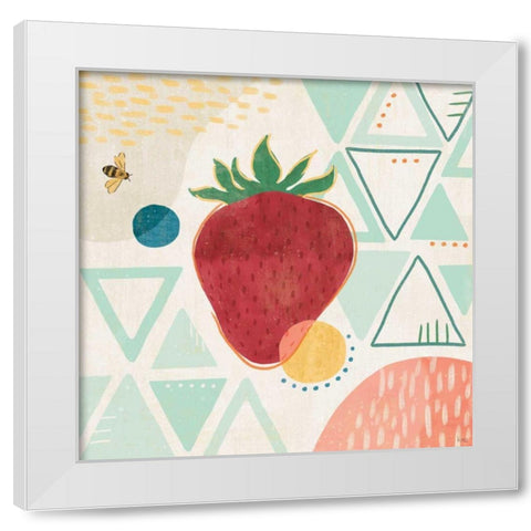 Fruit Frenzy IV White Modern Wood Framed Art Print by Charron, Veronique