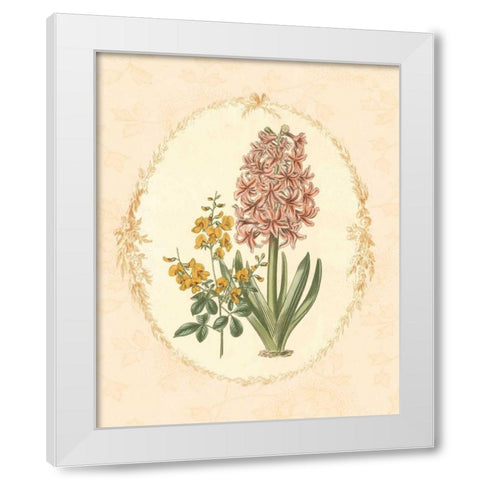 Gentle Soul Bouquet II White Modern Wood Framed Art Print by Wild Apple Portfolio