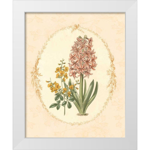 Gentle Soul Bouquet II White Modern Wood Framed Art Print by Wild Apple Portfolio