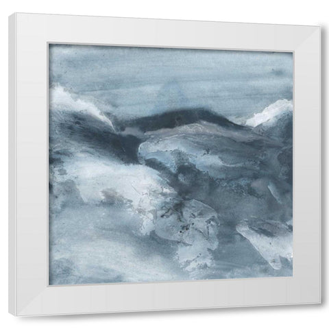 Granite I White Modern Wood Framed Art Print by Paschke, Chris