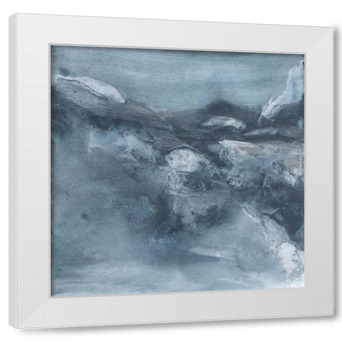 Granite II White Modern Wood Framed Art Print by Paschke, Chris