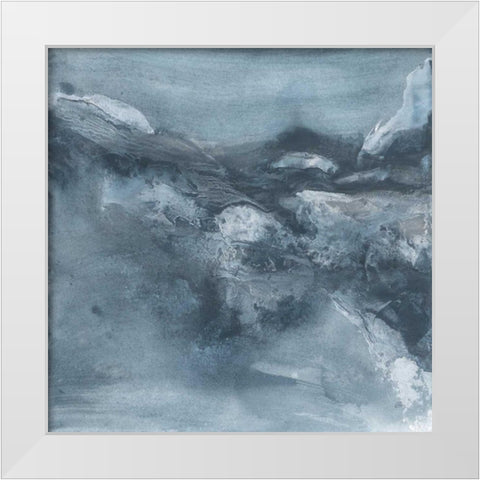 Granite II White Modern Wood Framed Art Print by Paschke, Chris